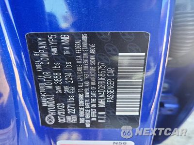 Zdjęcie 12 z 12 samochodu: 2024 HYUNDAI ELANTRA SEL VIN:KMHLM4DG8RU686757 - miniatura