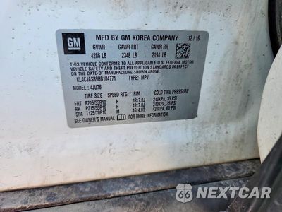 Zdjęcie 13 z 13 samochodu: 2017 BUICK ENCORE PREFERRED VIN:KL4CJASB9HB104771 - miniatura