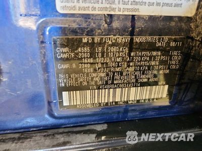 Zdjęcie 13 z 13 samochodu: 2011 SUBARU OUTBACK 2.5I VIN:4S4BRBAC0B3442714 - miniatura