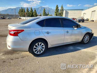 Trzecie zdjęcie samochodu z tyłu: 2019 NISSAN SENTRA SV VIN:3N1AB7AP2KL612454 - miniatura