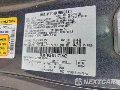 Zdjęcie 12 z 12 samochodu: 2020 FORD MUSTANG GT VIN:1FA6P8CF1L5124862 - miniatura