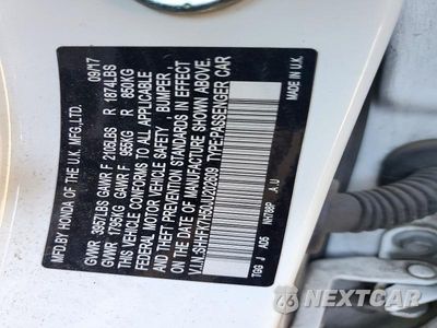 Zdjęcie 12 z 12 samochodu: 2018 HONDA CIVIC EX VIN:SHHFK7H50JU202609 - miniatura