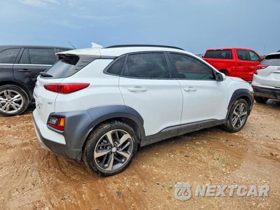 Trzecie zdjęcie samochodu z tyłu: 2021 HYUNDAI KONA LIMITED VIN:KM8K33A52MU636005 - miniatura