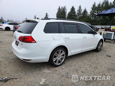 Trzecie zdjęcie samochodu z tyłu: 2016 VOLKSWAGEN GOLF SPORTWAGEN S VIN:3VWC17AU7GM524030 - miniatura