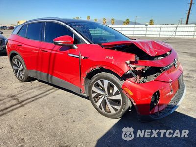 Czwarte zdjęcie samochodu z boku: 2021 VOLKSWAGEN ID.4 PRO S VIN:WVGKMPE25MP039398 - miniatura