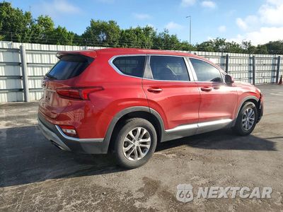 Trzecie zdjęcie samochodu z tyłu: 2019 HYUNDAI SANTA FE SE VIN:5NMS23AD6KH030743 - miniatura