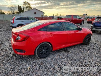 Trzecie zdjęcie samochodu z tyłu: 2016 HONDA CIVIC LX VIN:2HGFC2F53GH560828 - miniatura