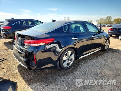 Trzecie zdjęcie samochodu z tyłu: 2018 KIA OPTIMA HYBRID EX VIN:KNAGU4LE4J5023168 - miniatura