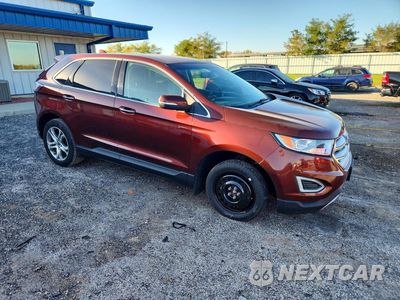 Czwarte zdjęcie samochodu z boku: 2015 FORD EDGE TITANIUM VIN:2FMTK3K92FBB08580 - miniatura