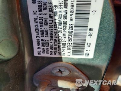 Zdjęcie 12 z 12 samochodu: 2003 HONDA CIVIC LX VIN:1HGES16663L029329 - miniatura