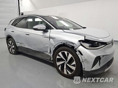 Czwarte zdjęcie samochodu z boku: 2021 VOLKSWAGEN ID.4 PRO S VIN:WVGUNPE23MP061793 - miniatura