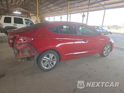 Trzecie zdjęcie samochodu z tyłu: 2019 HYUNDAI ELANTRA VALUE EDITION VIN:KMHD84LF9KU846054 - miniatura