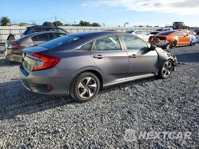 Trzecie zdjęcie samochodu z tyłu: 2019 HONDA CIVIC LX VIN:19XFC2F68KE029605 - miniatura