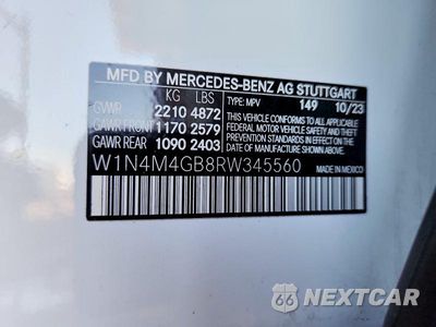 Zdjęcie 13 z 13 samochodu: 2024 MERCEDES-BENZ GLB 250 VIN:W1N4M4GB8RW345560 - miniatura