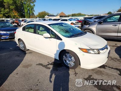 Czwarte zdjęcie samochodu z boku: 2012 HONDA CIVIC HYBRID VIN:JHMFB4F20CS009731 - miniatura