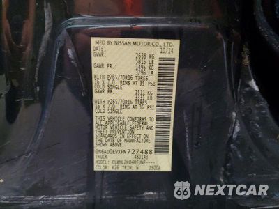 Zdjęcie 12 z 12 samochodu: 2015 NISSAN FRONTIER S VIN:1N6AD0EVXFN727488 - miniatura
