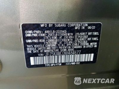 Zdjęcie 13 z 13 samochodu: 2022 SUBARU FORESTER WILDERNESS VIN:JF2SKAMC0NH484677 - miniatura