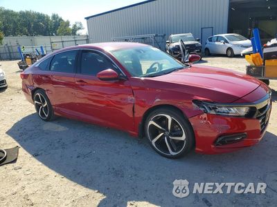 Czwarte zdjęcie samochodu z boku: 2020 HONDA ACCORD SPORT VIN:1HGCV1F35LA088999 - miniatura