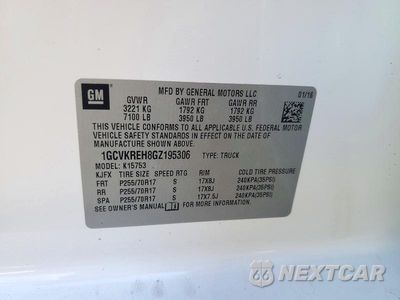Zdjęcie 12 z 12 samochodu: 2016 CHEVROLET SILVERADO K1500 LT VIN:1GCVKREH8GZ195306 - miniatura