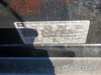Zdjęcie 13 z 13 samochodu: 2019 CHEVROLET BLAZER 1LT VIN:3GNKBBRA0KS651576 - miniatura