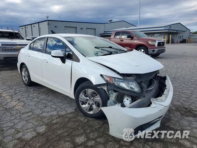 Czwarte zdjęcie samochodu z boku: 2013 HONDA CIVIC LX VIN:2HGFB2F50DH549025 - miniatura