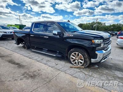 Czwarte zdjęcie samochodu z boku: 2022 CHEVROLET SILVERADO LTD K1500 LTZ VIN:1GCUYGED4NZ232845 - miniatura