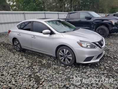 Czwarte zdjęcie samochodu z boku: 2019 NISSAN SENTRA SV VIN:3N1AB7AP0KY349464 - miniatura