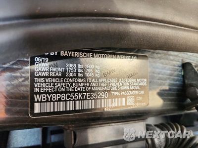Zdjęcie 12 z 12 samochodu: 2019 BMW I3 S REX VIN:WBY8P8C55K7E35290 - miniatura
