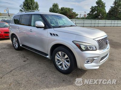 Czwarte zdjęcie samochodu z boku: 2015 INFINITI QX80 BASE VIN:JN8AZ2NE3F9084138 - miniatura