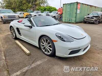 Czwarte zdjęcie samochodu z boku: 2022 PORSCHE BOXSTER BASE VIN:WP0CA2A87NS205398 - miniatura