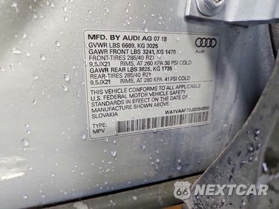 Zdjęcie 12 z 12 samochodu: 2018 AUDI Q7 PRESTIGE VIN:WA1VAAF70JD054898 - miniatura