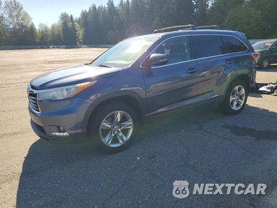 2014 TOYOTA HIGHLANDER LIMITED 5TDDKRFH9ES057539 - główne zdjęcie licytacji z USA - miniatura