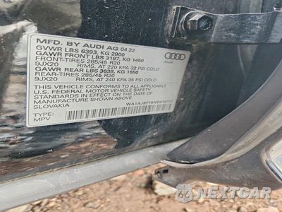 Zdjęcie 13 z 13 samochodu: 2022 AUDI Q7 PREMIUM VIN:WA1AJBF79ND015723 - miniatura