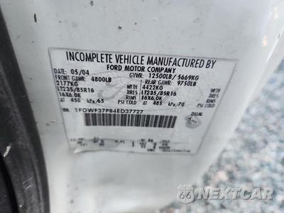 Zdjęcie 12 z 12 samochodu: 2004 FORD F350 SUPER DUTY VIN:1FDWF37P84ED37727 - miniatura