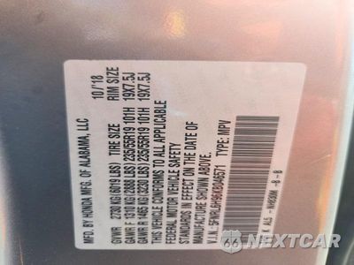 Zdjęcie 14 z 14 samochodu: 2019 HONDA ODYSSEY ELITE VIN:5FNRL6H96KB046571 - miniatura