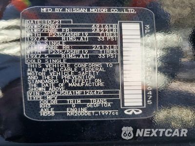 Zdjęcie 14 z 14 samochodu: 2021 INFINITI QX50 LUXE VIN:3PCAJ5BA1MF126475 - miniatura