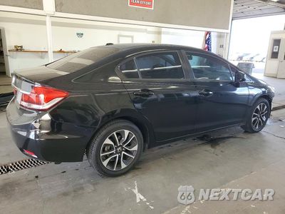 Trzecie zdjęcie samochodu z tyłu: 2013 HONDA CIVIC EX VIN:19XFB2F81DE264810 - miniatura
