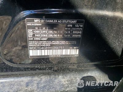 Zdjęcie 12 z 12 samochodu: 2017 MERCEDES-BENZ GLA 250 4MATIC VIN:WDCTG4GB9HJ346751 - miniatura