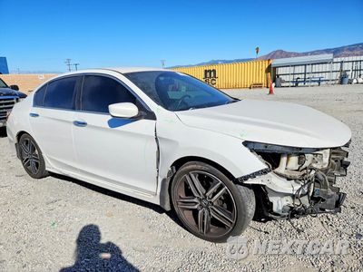Czwarte zdjęcie samochodu z boku: 2017 HONDA ACCORD SPORT VIN:1HGCR2F53HA107374 - miniatura