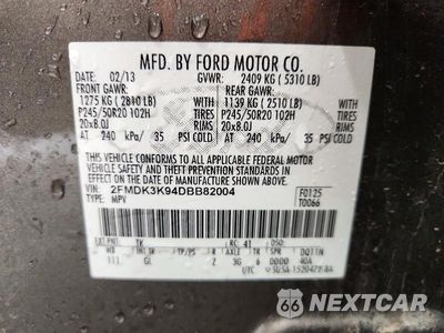 Zdjęcie 12 z 12 samochodu: 2013 FORD EDGE LIMITED VIN:2FMDK3K94DBB82004 - miniatura