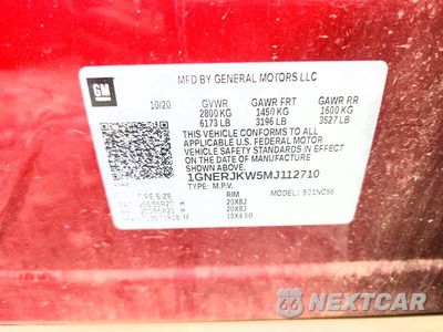 Zdjęcie 13 z 13 samochodu: 2021 CHEVROLET TRAVERSE RS VIN:1GNERJKW5MJ112710 - miniatura