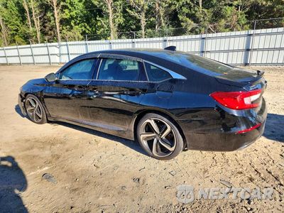 Drugie zdjęcie samochodu z przodu: 2019 HONDA ACCORD SPORT VIN:1HGCV1F39KA074604 - miniatura