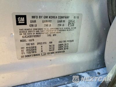 Zdjęcie 13 z 13 samochodu: 2015 BUICK ENCORE VIN:KL4CJASB1FB209527 - miniatura