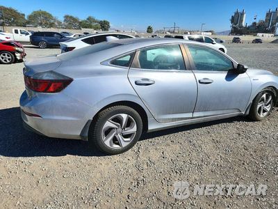 Trzecie zdjęcie samochodu z tyłu: 2019 HONDA INSIGHT LX VIN:19XZE4F11KE008652 - miniatura