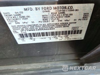 Zdjęcie 12 z 12 samochodu: 2022 FORD MAVERICK XL VIN:3FTTW8E34NRA62800 - miniatura