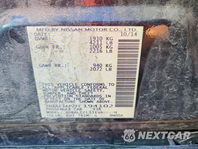 Zdjęcie 12 z 12 samochodu: 2015 NISSAN ALTIMA 2.5 SV VIN:1N4AL3AP2FC194102 - miniatura