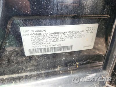 Zdjęcie 13 z 13 samochodu: 2007 AUDI NEW S4 QUATTRO VIN:WAUGL78E67A209579 - miniatura