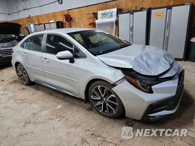 Czwarte zdjęcie samochodu z boku: 2021 TOYOTA COROLLA SE VIN:5YFS4MCE5MP087045 - miniatura