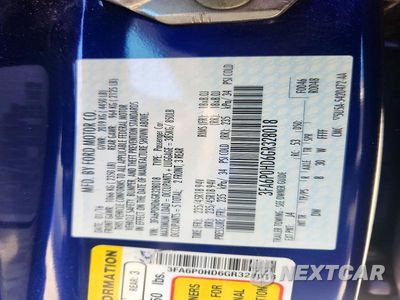 Zdjęcie 12 z 12 samochodu: 2016 FORD FUSION SE VIN:3FA6P0HD6GR328018 - miniatura