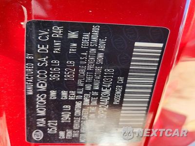 Zdjęcie 12 z 12 samochodu: 2021 KIA RIO S VIN:3KPA24AD3ME403118 - miniatura